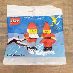 Vintage LEGO 1980 Build-A-Pair of Elves Santa's Elves 1991 Sealed Polybag